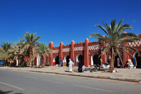Adrar / Algeria - 06 Nov 2014: Adrar city in desert Sahara, Algeriaのeditorial素材