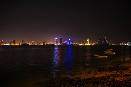 Manama / Bahrain - 07 Mar 2017: The skyscraper in Bahrain Financial Harbour, Manama, Bahrainのeditorial素材