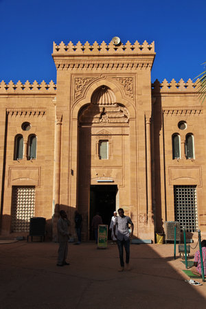 Khartoum / Sudan - 18 Feb 2017: Grand Mosque, Khartoum, Sudanのeditorial素材