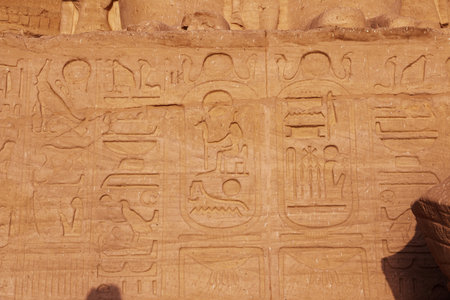 Abu Simbel / Egypt - 26 Feb 2017: Temple in Abu Simbel, Egypt