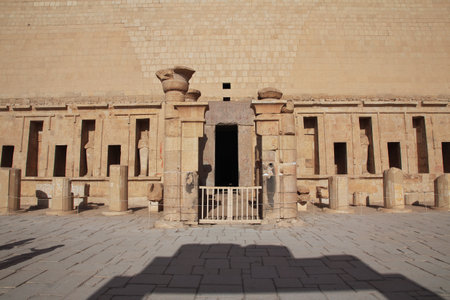 Luxor / Egypt - 28 Feb 2017: Queen Hatshepsut temple in Luxor, Egypt