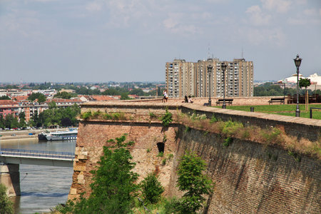 Novi sad / Serbia - 12 May 2018: Castle in Novi sad city, Serbiaのeditorial素材