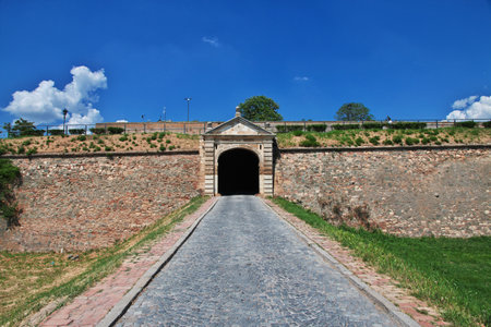 Novi sad / Serbia - 12 May 2018: Castle in Novi sad city, Serbiaのeditorial素材