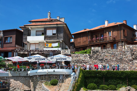 Sozopol / Bulgaria - 17 Jul 2015: The vinatge house, Sozopol, Black sea coast, Bulgaria