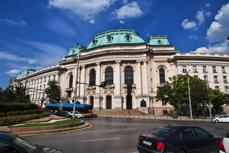 Sofia / Bulgaria - 13 Jul 2015: Sofia University Saint Kliment Ohridski, Bulgariaのeditorial素材