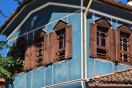 Koprivshtitsa / Bulgaria - 15 Jul 2015: The vintage house in Koprivshtitsa, Bulgariaのeditorial素材
