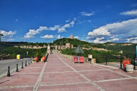 Veliko Tarnovo / Bulgaria - 15 Jul 2015: The fortress in Veliko Tarnovo, Bulgariaのeditorial素材