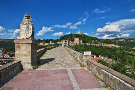 Veliko Tarnovo / Bulgaria - 15 Jul 2015: The fortress in Veliko Tarnovo, Bulgariaのeditorial素材