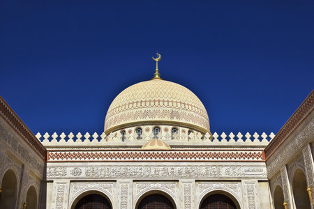 Sana'a / Yemen - 30 Dec 2012: Al Saleh Mosque, Great Mosque of Sana'a, Yemenのeditorial素材