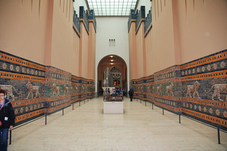 Berlin / Germany - 09 Sep 2015: Pergamon museum, Berlin, Germanyのeditorial素材