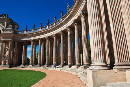 Potsdam / Germany - 15 Sep 2015: Vintage Potsdam palace, Germany