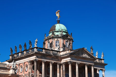 Potsdam / Germany - 15 Sep 2015: Vintage Potsdam palace, Germanyのeditorial素材