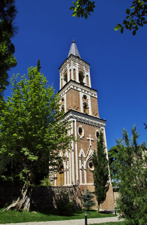 Signagi / Georgia - 05 May 2013: The Monastery of St. Nino, Georgia