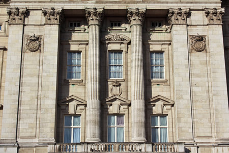 London / UK - 28 Jul 2013: Buckingham palace in London city, Englandのeditorial素材
