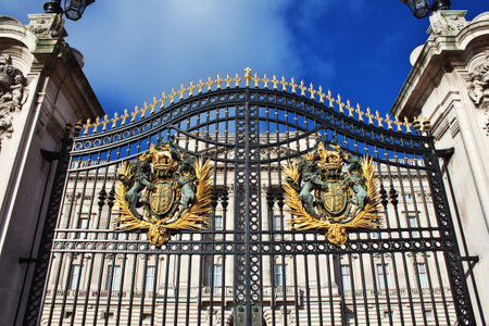 London / UK - 28 Jul 2013: Buckingham palace in London city, England