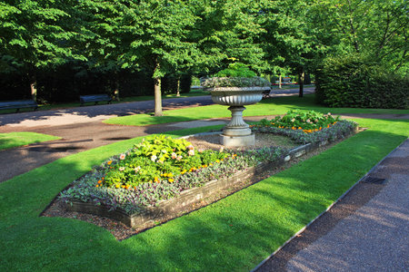 London / UK - 8 Aug 2013: Regent's park in London city, Englandのeditorial素材