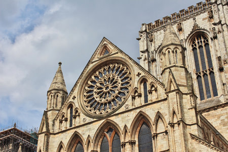 York / UK - 7 Aug 2013: The Church in York of England, UKのeditorial素材