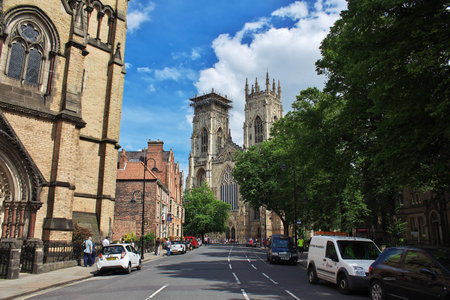York / UK - 7 Aug 2013: The Church in York of England, UK