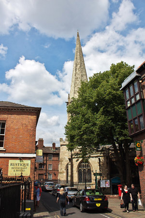 York / UK - 7 Aug 2013: The Church in York of England, UKのeditorial素材