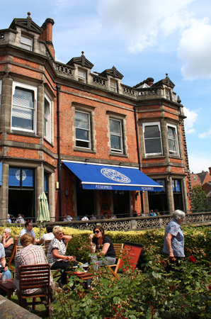 York / UK - 7 Aug 2013: The building in York of England, UKのeditorial素材