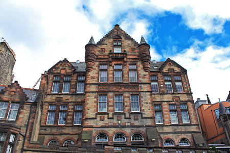 Edinburgh, Scotland / UK - 6 Aug 2013: The building in Edinburgh, Scotlandのeditorial素材
