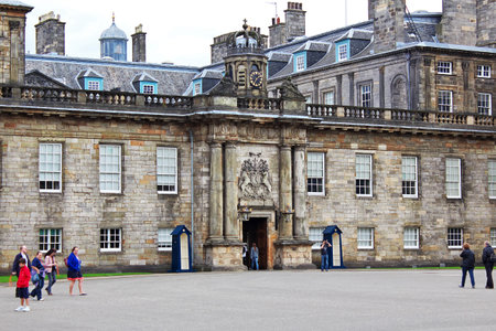 Edinburgh, Scotland / UK - 6 Aug 2013: The building in Edinburgh, Scotlandのeditorial素材