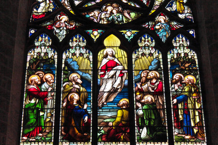 Edinburgh, Scotland / UK - 6 Aug 2013: The church in Edinburgh, Scotlandのeditorial素材