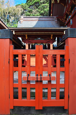Kamakura / Japan - 06 Nov 2013: Tsurugaoka Hachimangu Shrine, Kamakura, Japanのeditorial素材
