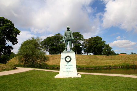 Copenhagen / Denmark - 28 Jun 2012: The monument in Copenhagen city, Denmarkのeditorial素材