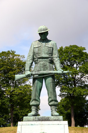 Copenhagen / Denmark - 28 Jun 2012: The monument in Copenhagen city, Denmarkのeditorial素材