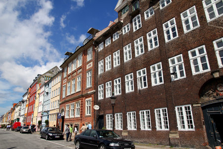 Copenhagen / Denmark - 28 Jun 2012: The building in Copenhagen city, Denmarkのeditorial素材