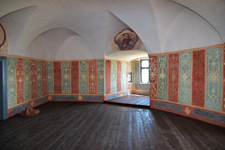 Dvor Veliki Tabor, Zagorje / Croatia - 29 Apr 2018: Dvor Veliki Tabor is the castle in Croatiaのeditorial素材