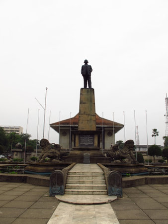 Colombo / Sri Lanka - 12 Jan 2011: Independence Square in Colombo, Sri Lankaのeditorial素材