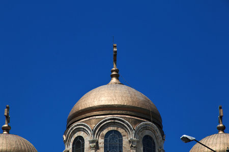 Varna / Bulgaria - 16 Jul 2015: Cathedral of the Assumption of the Virgin, Varna, Black sea coast, Bulgariaのeditorial素材