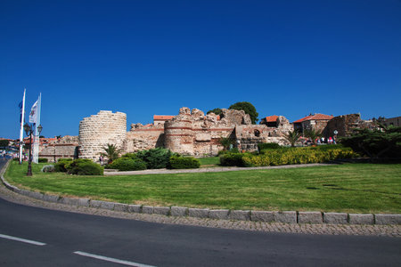 Nessebar / Bulgaria - 17 Jul 2015: The ancient fortress, Nessebar, Bulgaria