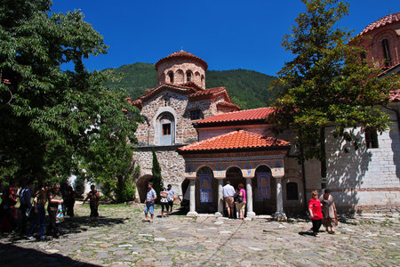 Bachkovo / Bulgaria - 12 Jul 2015: Bachkovo is ancient monastery in Bulgariaのeditorial素材
