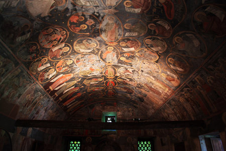 Bachkovo / Bulgaria - 12 Jul 2015: Bachkovo is ancient monastery in Bulgariaのeditorial素材