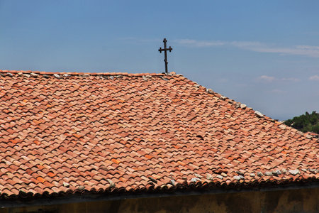 Asenovgrad / Bulgaria - 12 Jul 2015: The ancient church in Asenovgrad, Bulgariaのeditorial素材