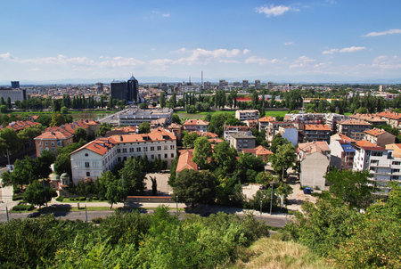 Plovdiv / Bulgaria - 12 Jul 2015: The view on Plovdiv, Bulgariaのeditorial素材