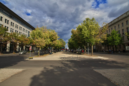Berlin / Germany - 08 Sep 2015: Unter den Linden, Berlin, Germanyのeditorial素材