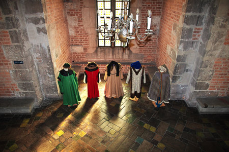 Krakow / Poland - 06 Sep 2015: The museum on the main Square on Krakow, Poland