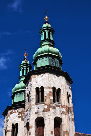 Krakow / Poland - 06 Sep 2015: The church in Krakow, Polandのeditorial素材