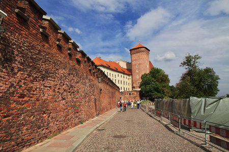 Krakow / Poland - 05 Sep 2015: The castle in Krakow, Polandのeditorial素材