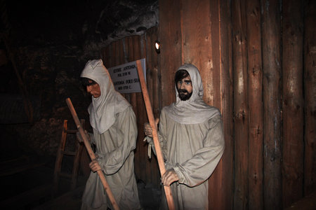 Wieliczka / Poland - 04 Sep 2015: Wieliczka salt mines in Polandのeditorial素材