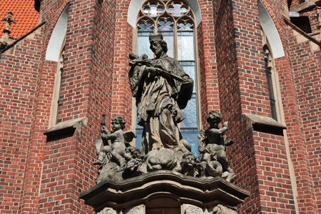 Wroclaw / Poland - 16 Sep 2015: The church in Wroclaw city, Polandのeditorial素材