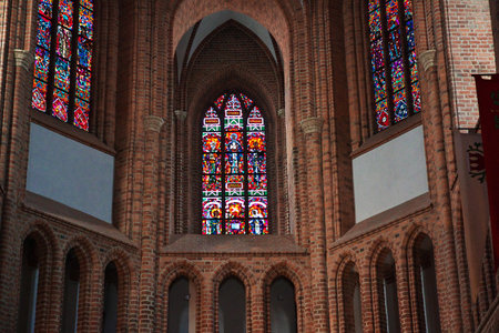 Poznan / Poland - 16 Sep 2015: Cathedral in Poznan of Polandのeditorial素材