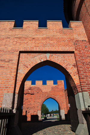 Malbork / Poland - 17 Sep 2015: Malbork is Crusader castle in Polandのeditorial素材