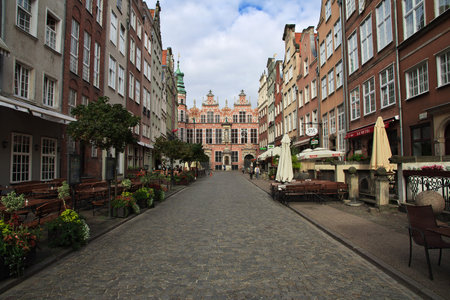 Gdansk / Poland - 18 Sep 2015: The city of Gdansk in Northern Poland