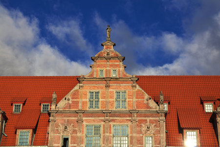 Gdansk / Poland - 18 Sep 2015: Sunrise at Gdansk in Northern Poland