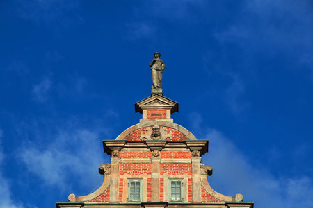 Gdansk / Poland - 18 Sep 2015: Sunrise at Gdansk in Northern Polandのeditorial素材